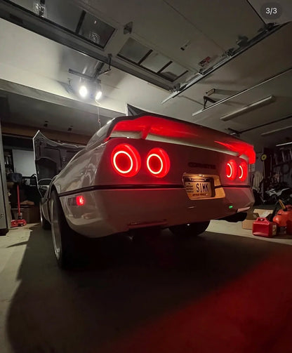 1984–1990 C4 Corvette Non-Infinity Mirror Taillights