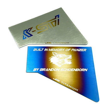 JDC Titanium Fuse Box Cover (08-21 WRX/STi)