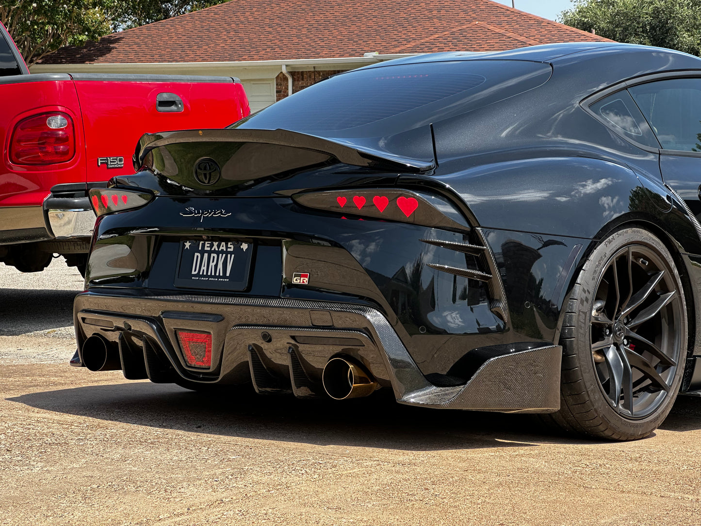 MKV Toyota supra HEART tail lights