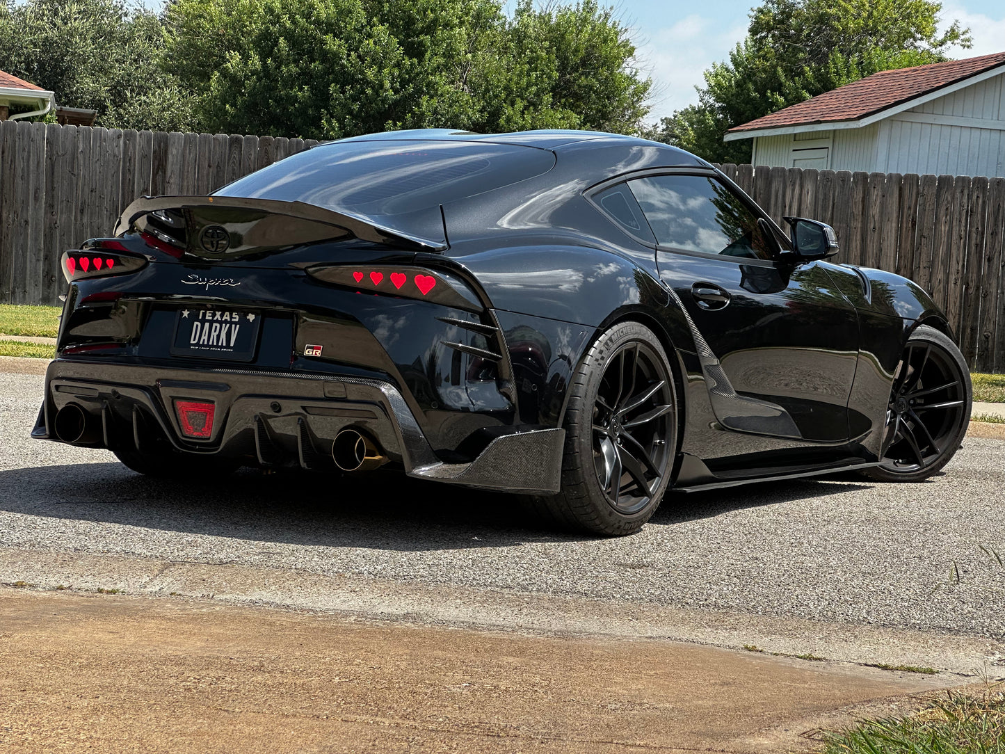 MKV Toyota supra HEART tail lights