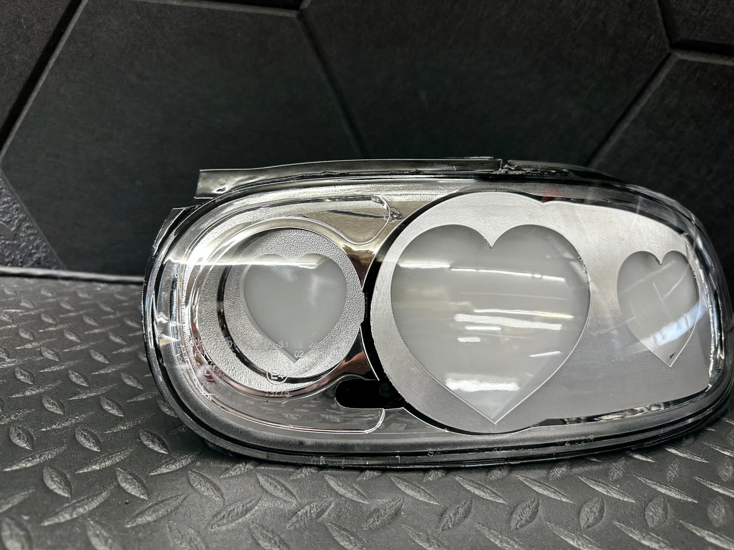 NTXGlow CLEAR Diffused Heart Tail Lights (1990-1997 Na Mazda Miata)
