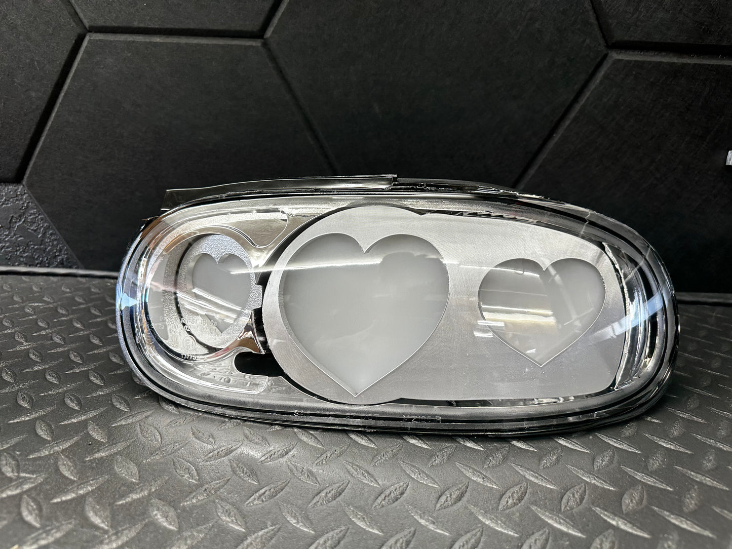 NTXGlow CLEAR Diffused Heart Tail Lights (1990-1997 Na Mazda Miata)