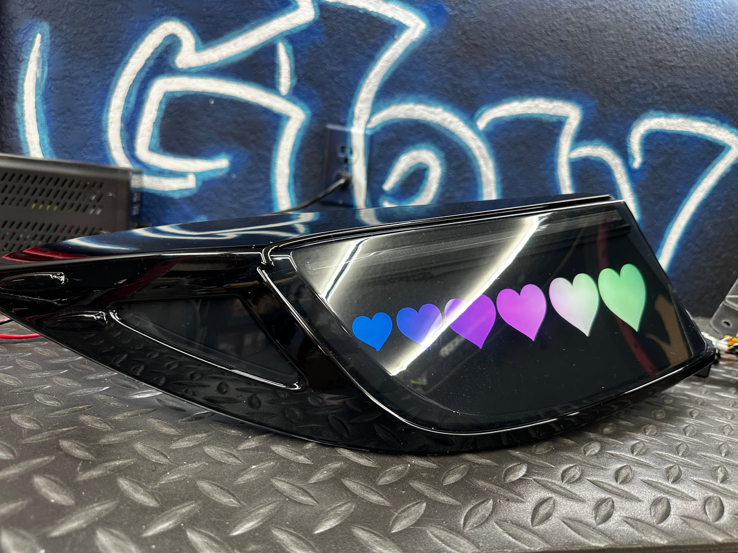 READY TO SHIP - NTXGLOW diffused Heart RGB tail lights (2021 - 2026 Toyota GR86)