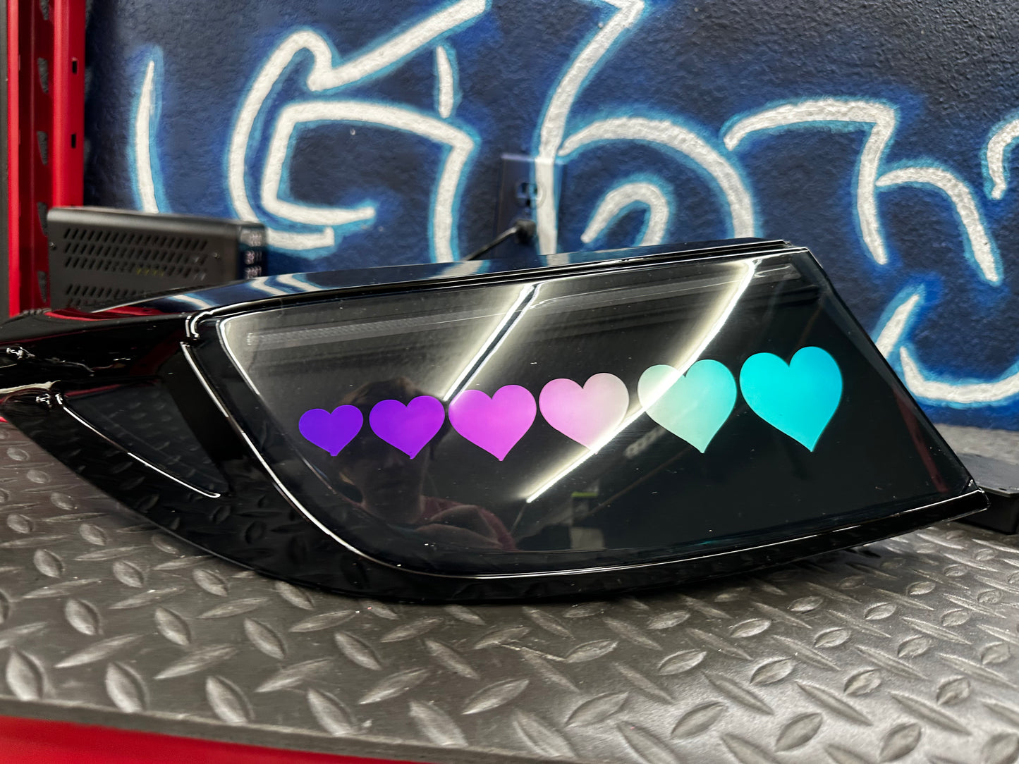 READY TO SHIP - NTXGLOW diffused Heart RGB tail lights (2021 - 2026 Toyota GR86)