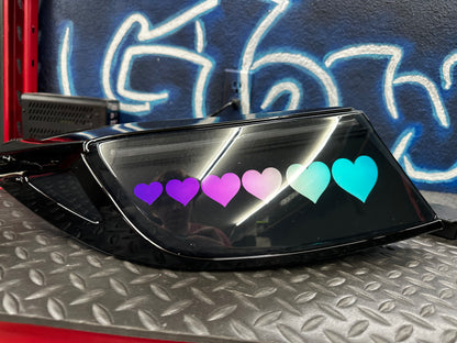 READY TO SHIP - NTXGLOW diffused Heart RGB tail lights (2021 - 2026 Toyota GR86)