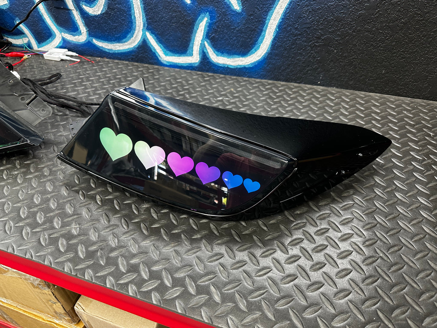 READY TO SHIP - NTXGLOW diffused Heart RGB tail lights (2021 - 2026 Toyota GR86)