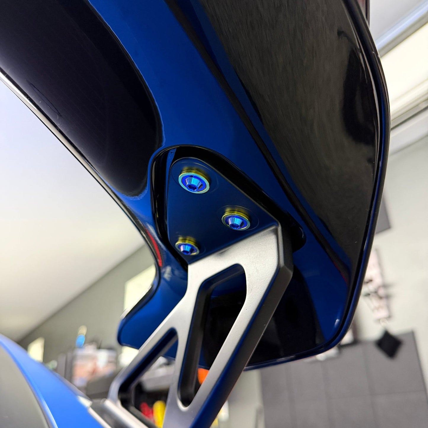 JDC Titanium Wing Mounting Hardware (2023+ FL5 Civic Type R)