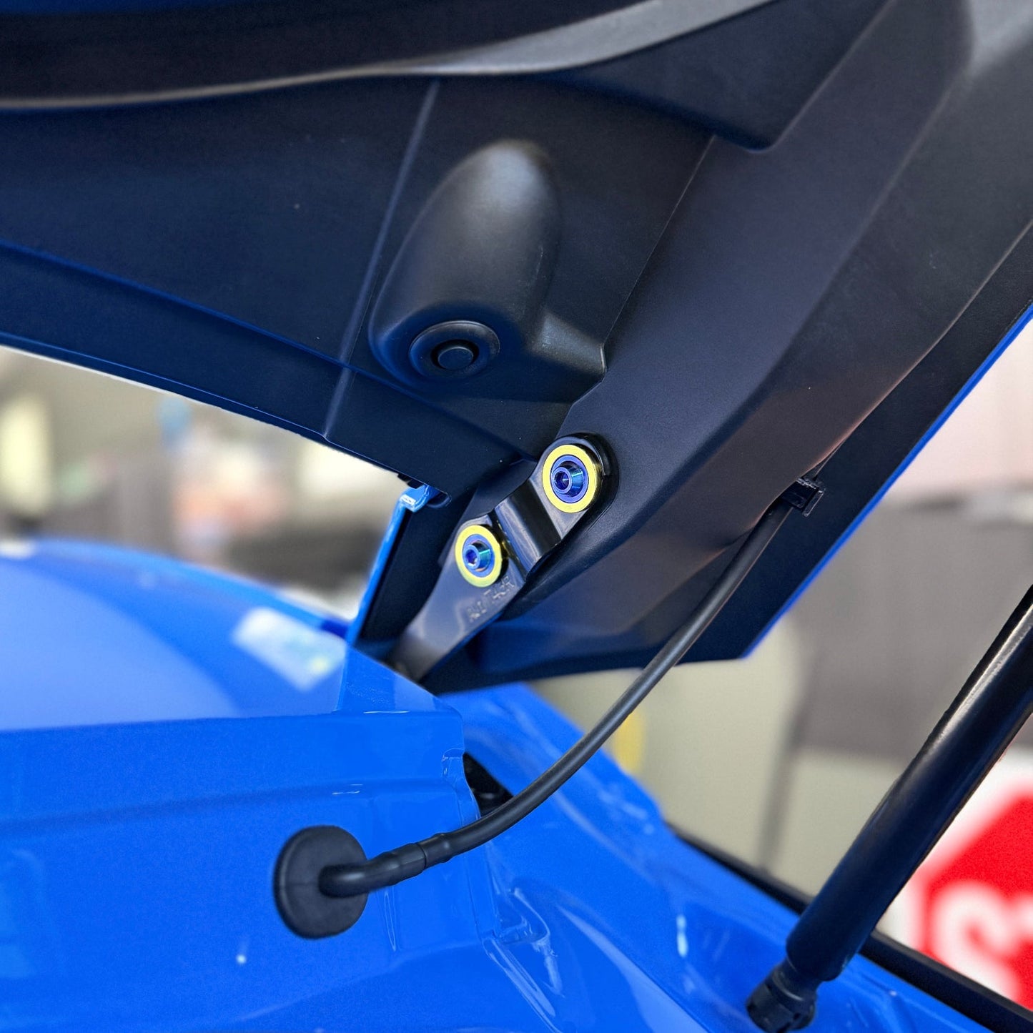 JDC Titanium Trunk Mounting Bracket Hardware (2023+ FL5 Civic Type R)