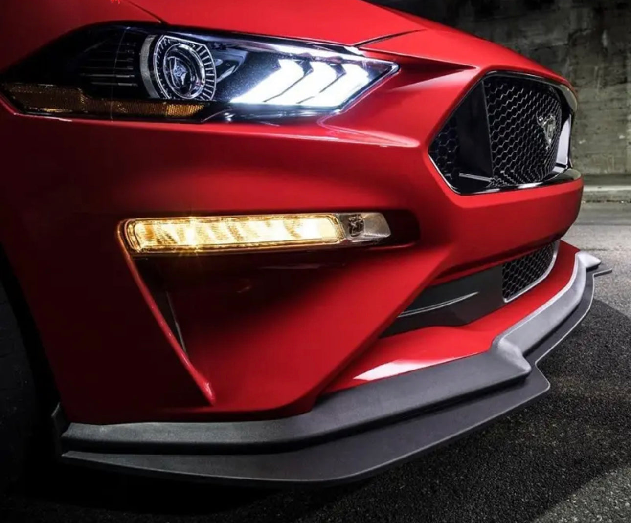 MUSTANG 2018-2023 Performance Pack 2 Splitter Extension