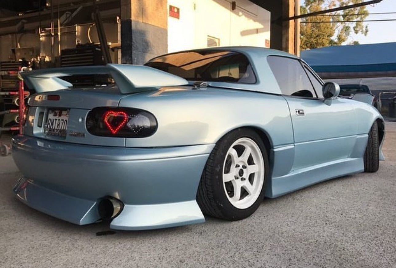 NA Miata heart tail lights