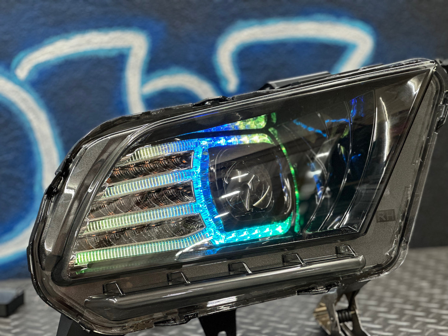 10 - 12 Ford Mustang RGB Morimoto XB headlights