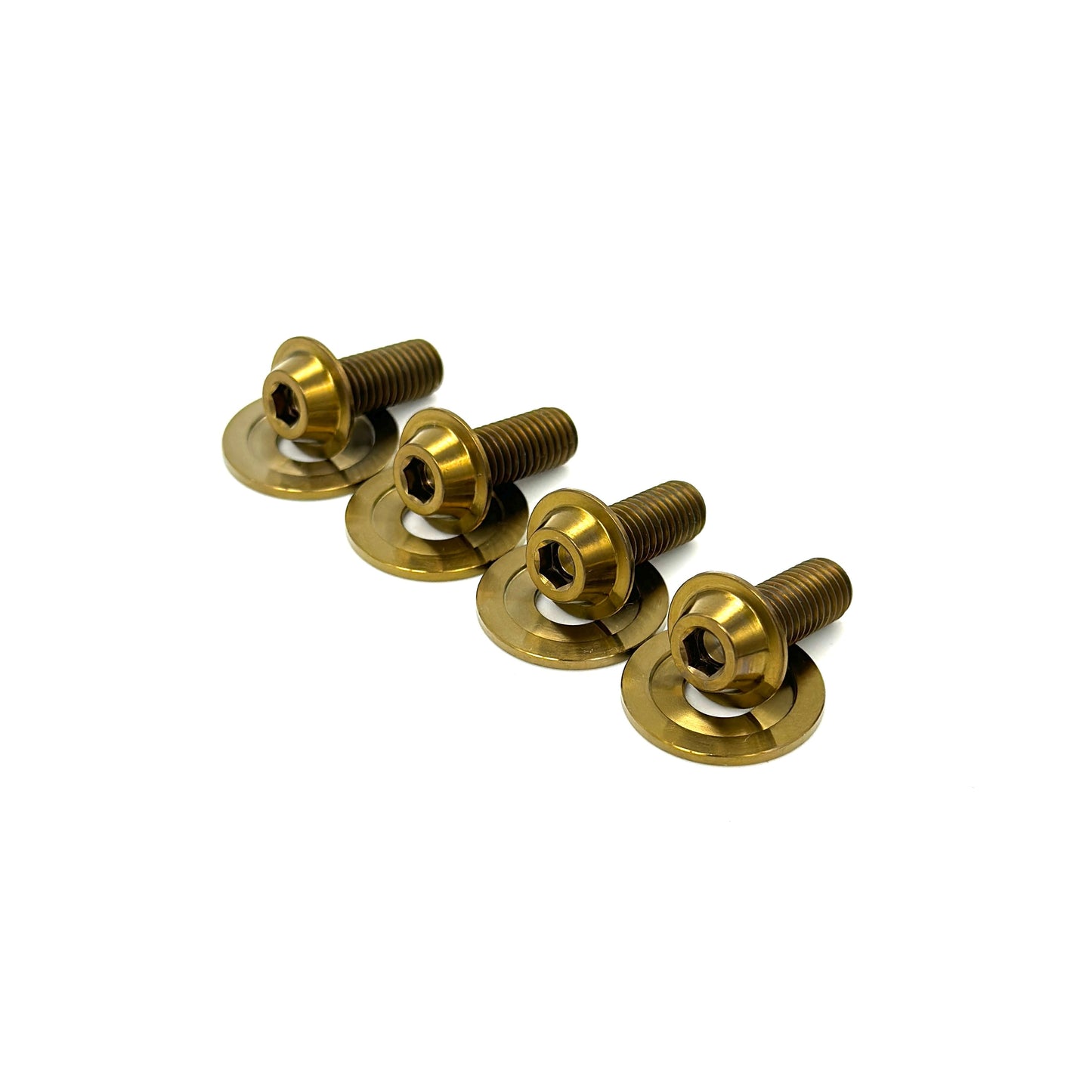 JDC Titanium Hood Bracket Bolt Replacement Kit (Evo 8/9/X)