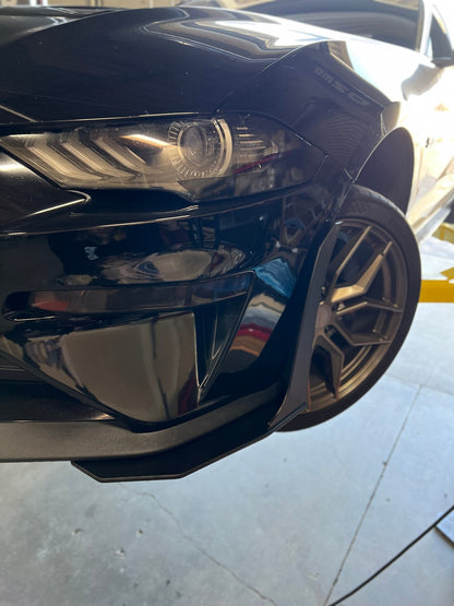Mustang 15-23 'GT500 Style' Splitter Winglet & Fender Extensions