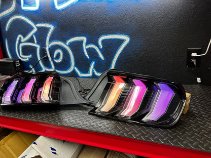 DAMAGED NTXGlow RGB Tail Lights (2015-2023 Ford Mustang)