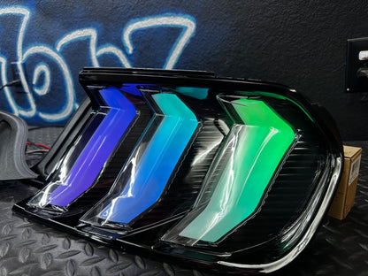 DAMAGED NTXGlow RGB Tail Lights (2015-2023 Ford Mustang)