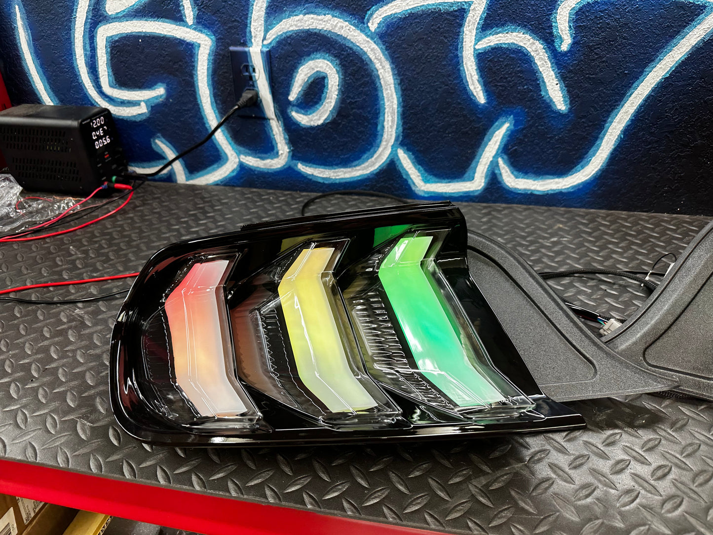 DAMAGED NTXGlow RGB Tail Lights (2015-2023 Ford Mustang)