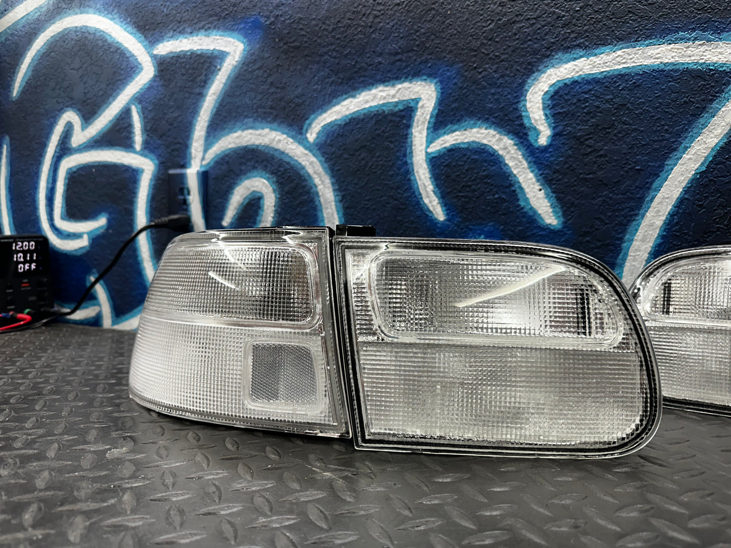 clear tail lights (1992 - 1995 Honda Civic 3 Door Hatchback EG6 EG)