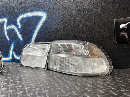clear tail lights (1992 - 1995 Honda Civic 3 Door Hatchback EG6 EG)