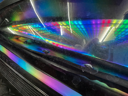 2010–2016 Hyundai Genesis Coupe RGB Infinity Mirror Tail Lights / damaged and poorly built