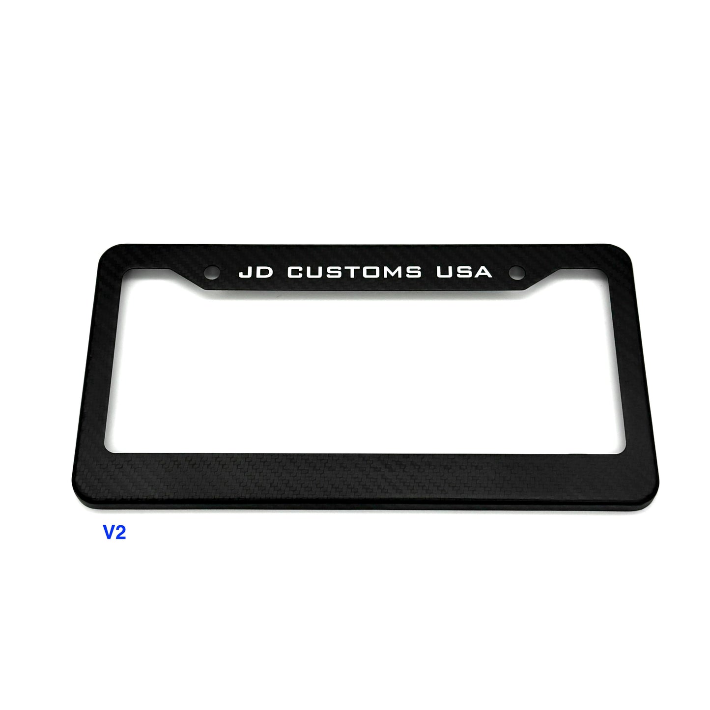 JDC Dry Carbon Fiber License Plate Frames (Gloss, Matte, & Forged)