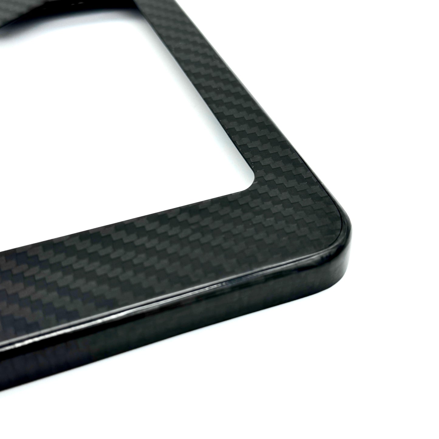 JDC Dry Carbon Fiber License Plate Frames (Gloss, Matte, & Forged)