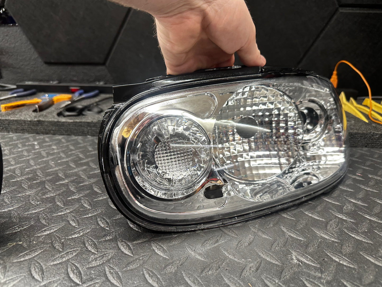 1990 - 1997 mazda miata clear tail lights (DAMAGED)