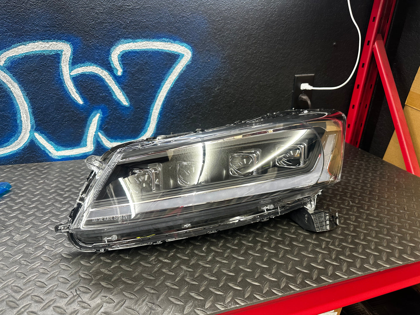 OPEN BOX  - LED Headlights For 2008-2012 Honda Accord MK8, DRL Sequential Turn Signal