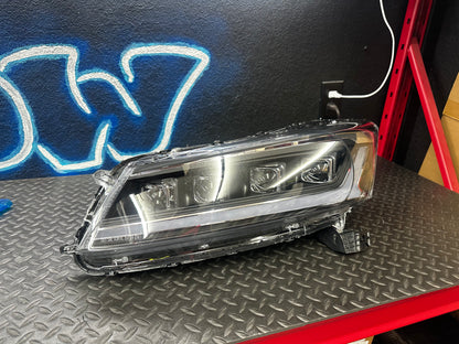 OPEN BOX  - LED Headlights For 2008-2012 Honda Accord MK8, DRL Sequential Turn Signal