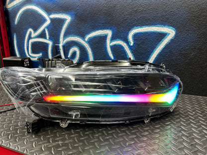 OPEN BOX - RGB Headlight For Honda Accord 10th Gen 2018-2021 LX/EX/EXL/Sport/SE