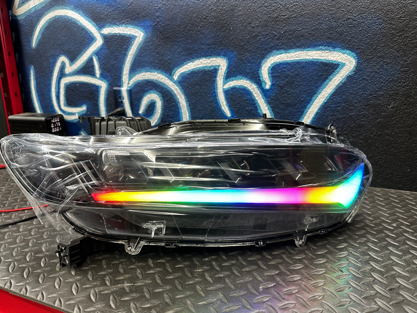 OPEN BOX - RGB Headlight For Honda Accord 10th Gen 2018-2021 LX/EX/EXL/Sport/SE