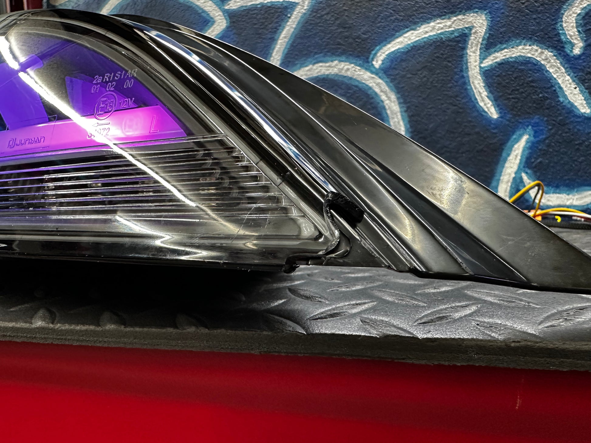 Damaged RGB Spec-D tail lights for 2010-2016 Hyundai Genesis Coupe - photo 2