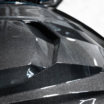 2010-2015 Chevy Camaro Type-ZR Carbon Fiber Double Sided Hood
