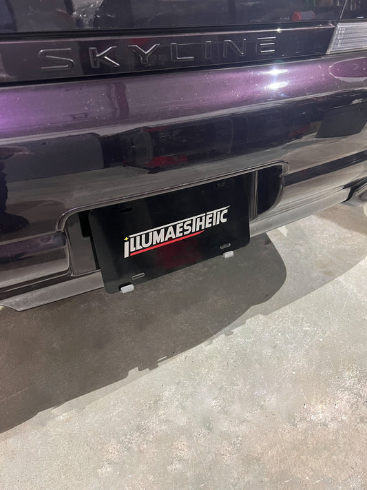Illumaesthetic License Plate