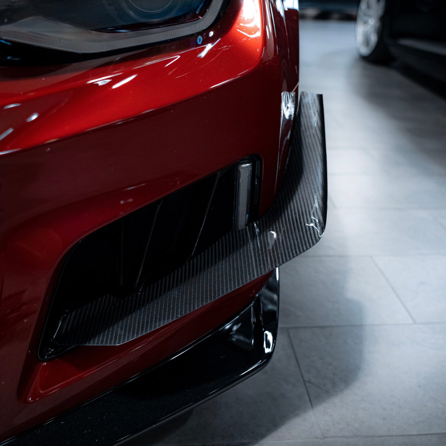 2010-2015 Gen 5 1LE/ZL1 Aftermarket Bumper Carbon Fiber Dive Planes Double Sided