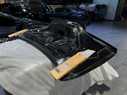 OPEN BOX 2016-2024 Camaro Carbon Fiber Trunk Double Sided Decklid With Integrated Spoiler