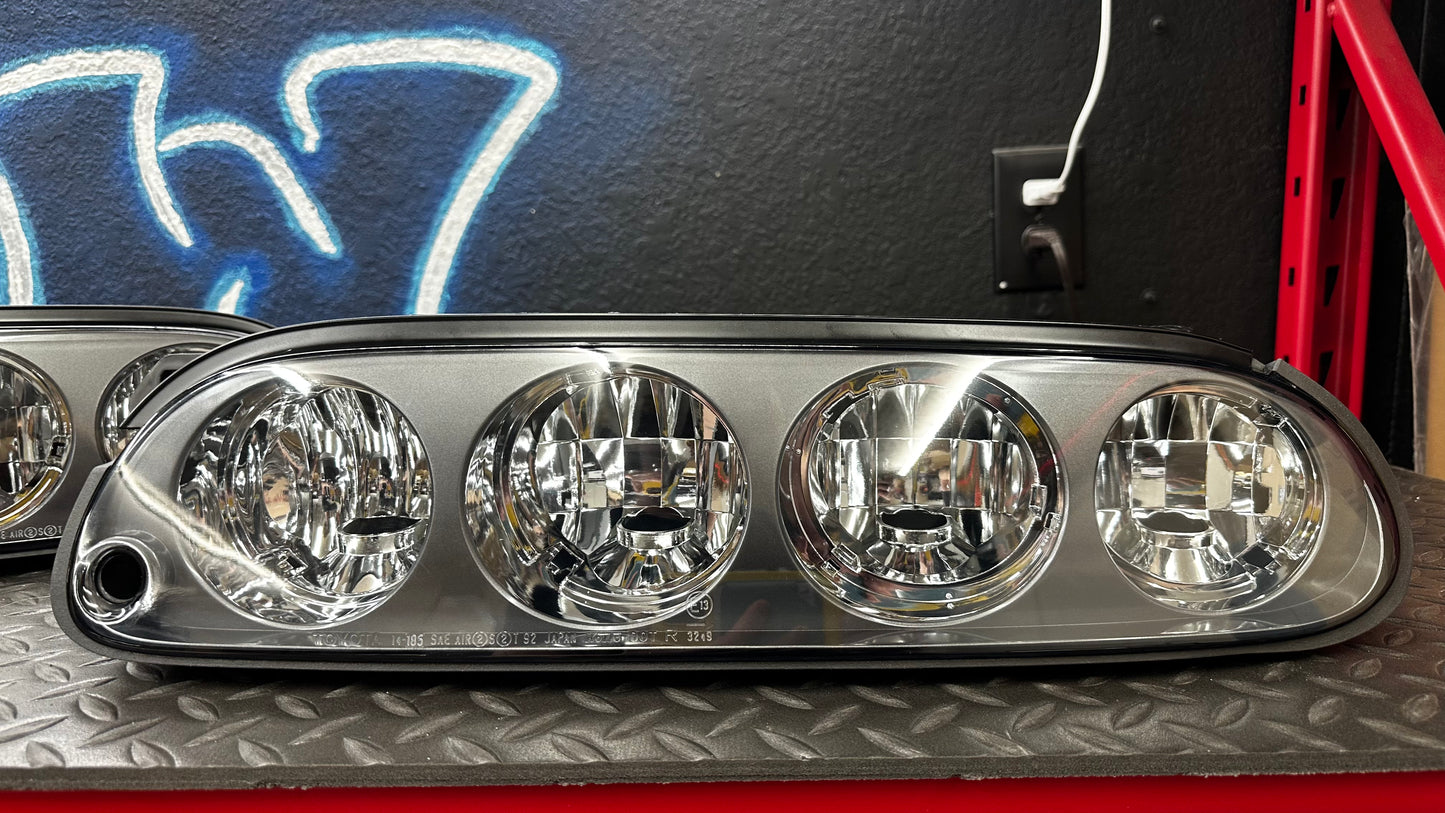 MK4 Toyota Supra clear tail lights - series 2