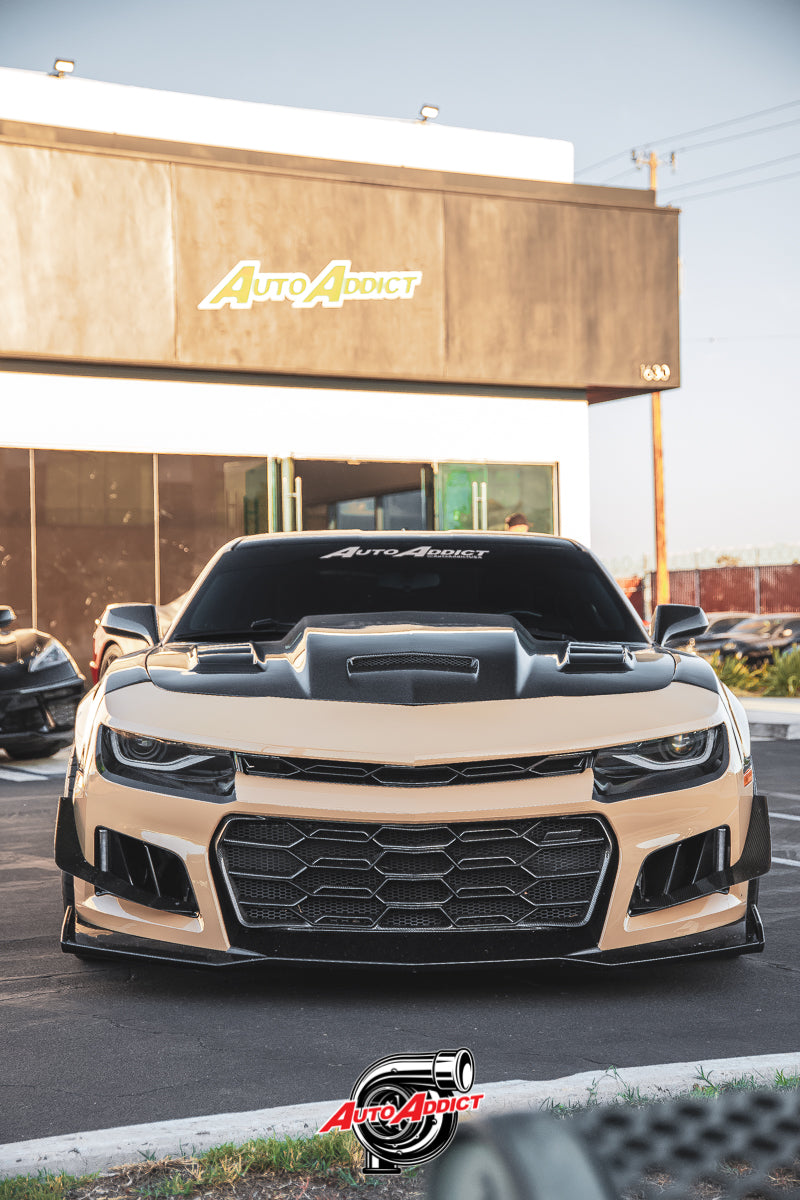 2010-2015 CHEVY CAMARO TERMINATOR GT FULL CARBON FIBER HOOD