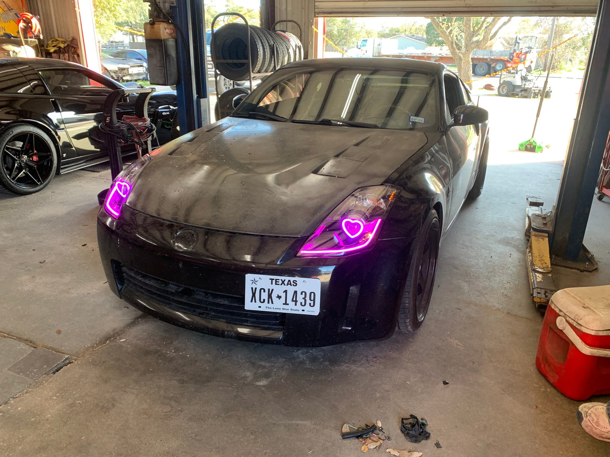 2003-2009 Nissan 350Z BlueGhozt Heart Stage 3 Headlights