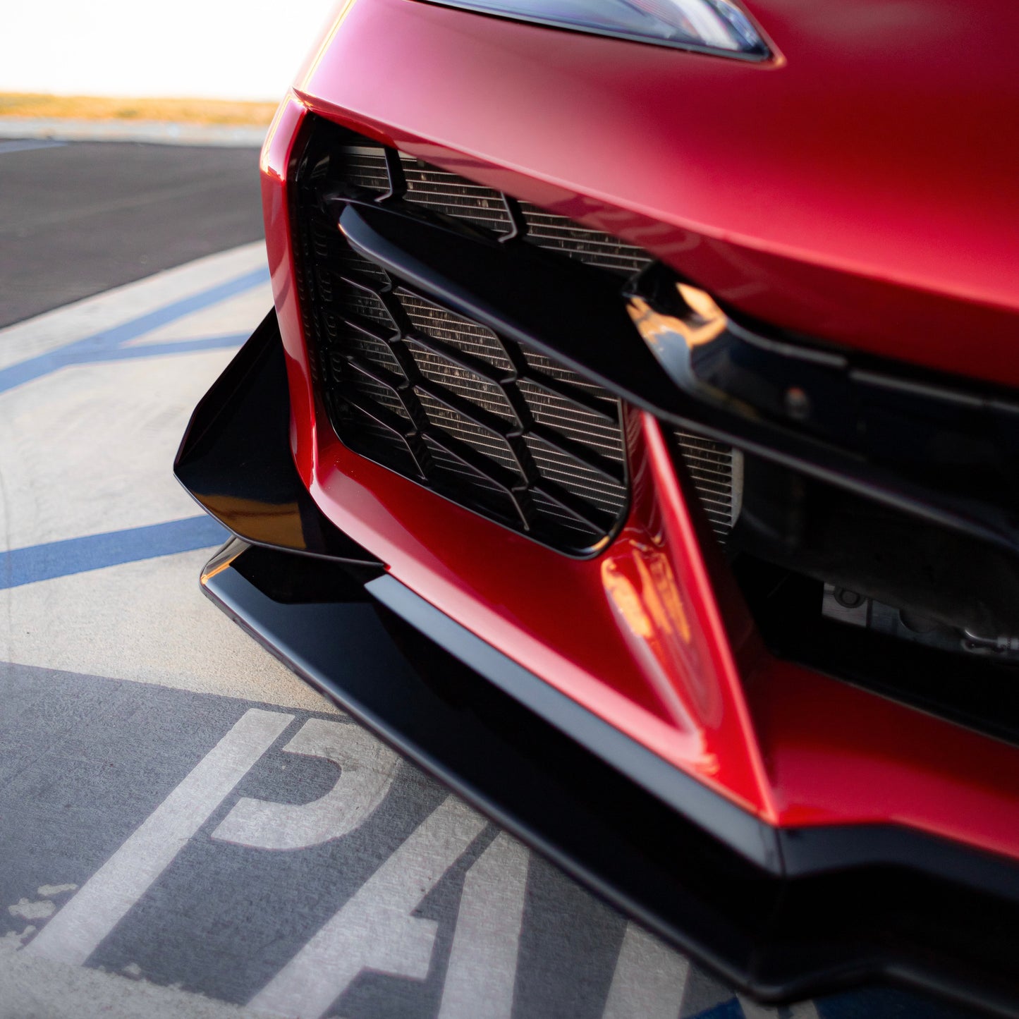 2020-2024 Corvette C8 Stingray Z06 Track Package 15pcs Full Conversion Front Bumper Body Kit