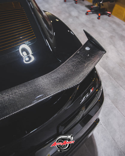 2010-2015 Chevy Camaro ZL1 1LE Full Carbon Fiber 1pc Rear Spoiler Style