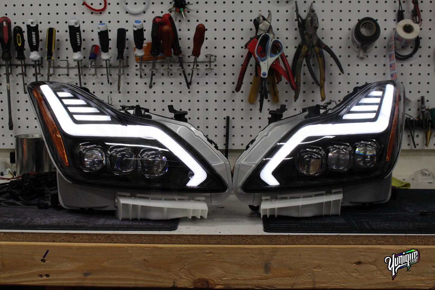 2008-2015 Infiniti G37/Q60 AlphaRex Nova BlueGhozt Headlights