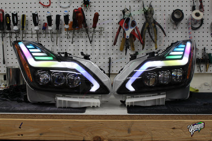 2008-2015 Infiniti G37/Q60 AlphaRex Nova BlueGhozt Headlights