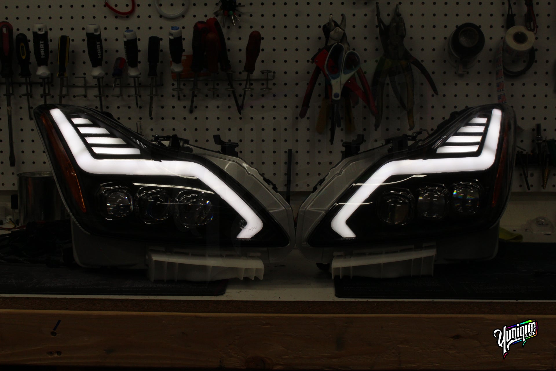 2008-2015 Infiniti G37/Q60 AlphaRex Nova BlueGhozt Headlights