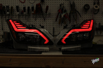 2008-2015 Infiniti G37/Q60 AlphaRex Nova BlueGhozt Headlights