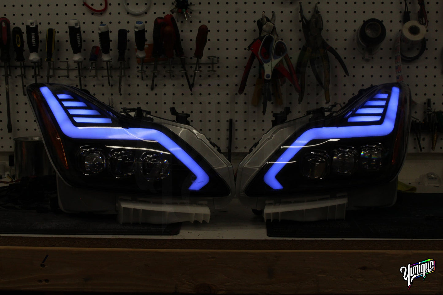 2008-2015 Infiniti G37/Q60 AlphaRex Nova BlueGhozt Headlights