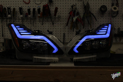 2008-2015 Infiniti G37/Q60 AlphaRex Nova BlueGhozt Headlights
