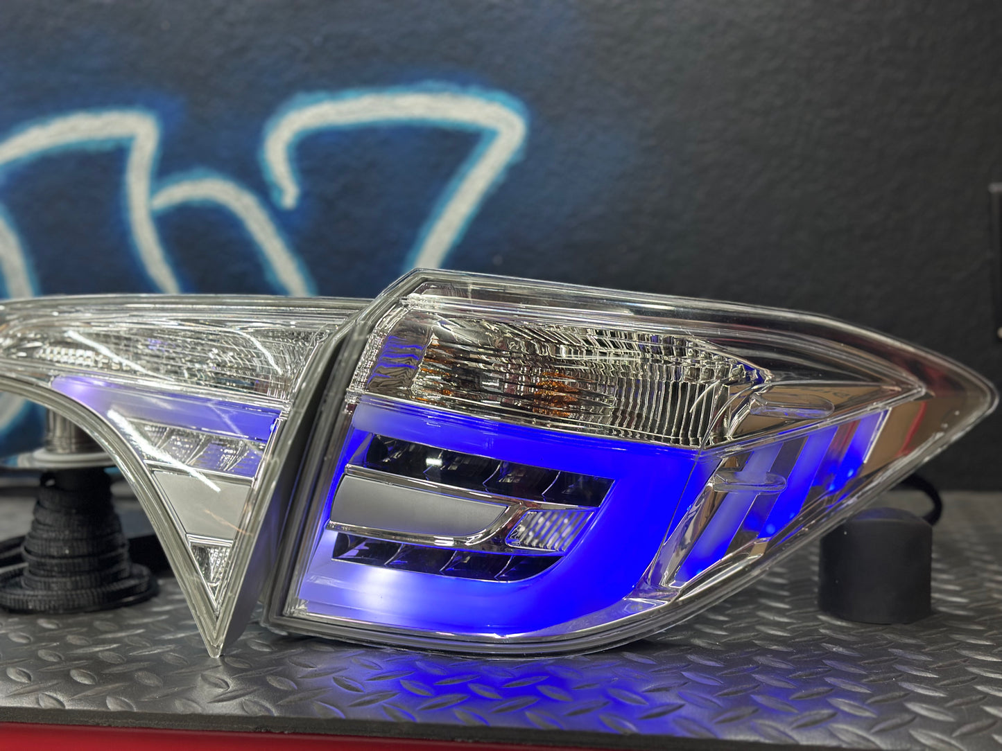 2014-2016 Toyota Corolla Clear RGB Tail Lights
