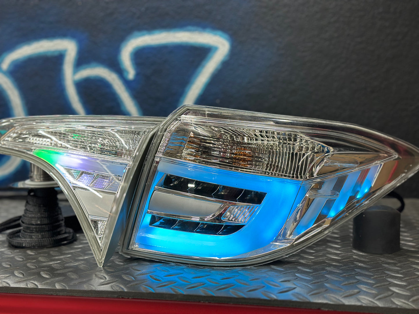 2014-2016 Toyota Corolla Clear RGB Tail Lights