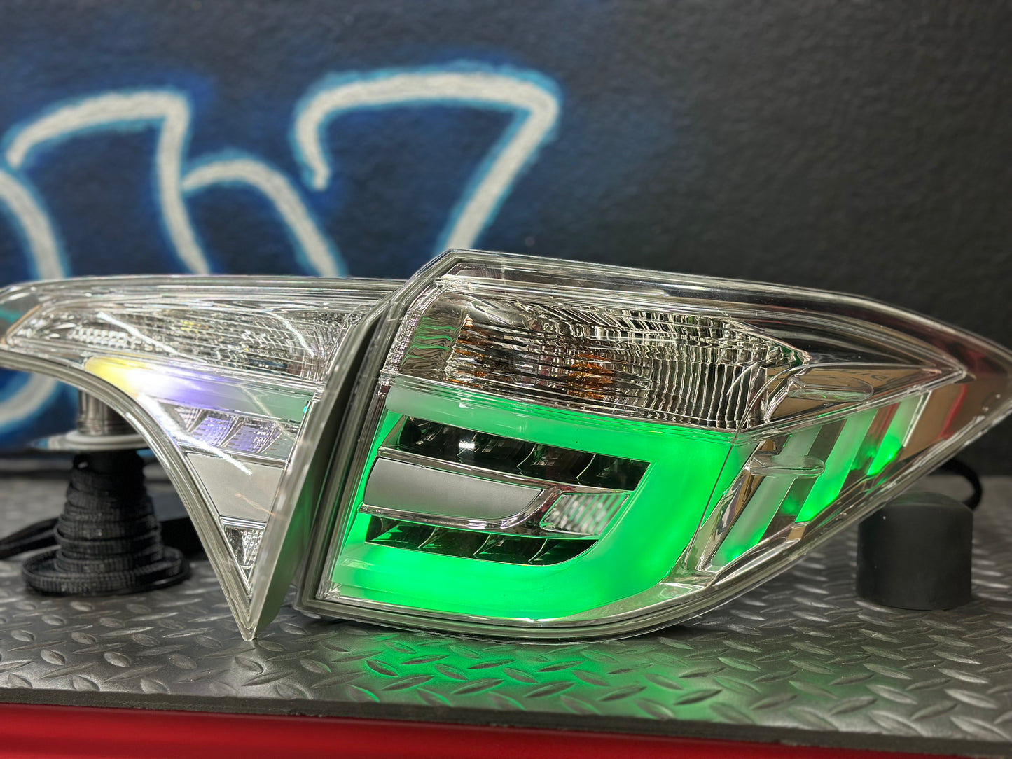 2014-2016 Toyota Corolla Clear RGB Tail Lights