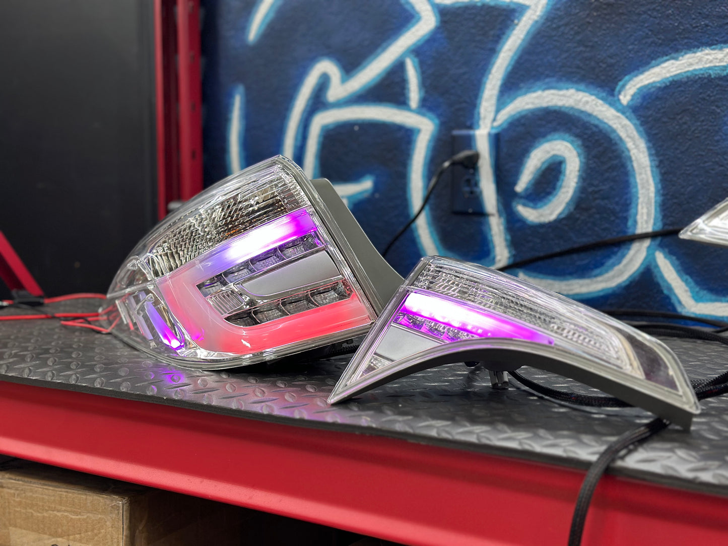 2014-2016 Toyota Corolla Clear RGB Tail Lights